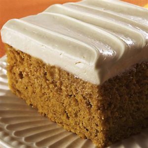 Low Carb Almond Pumpkin Cake-Maple Cream Cheese Icing