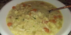 Low Carb Creamy Chicken Noodle Soup