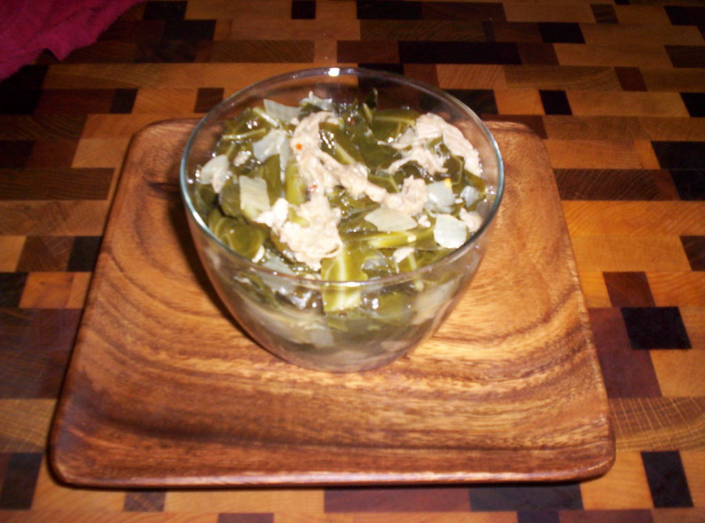 Low Carb Collard Greens With Smoked Pulled Pork Diabetic Chef's Recipes