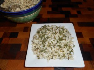 Keto Lemon Thyme Cauliflower Quinoa