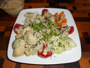 Keto Tahini Salad Dressing