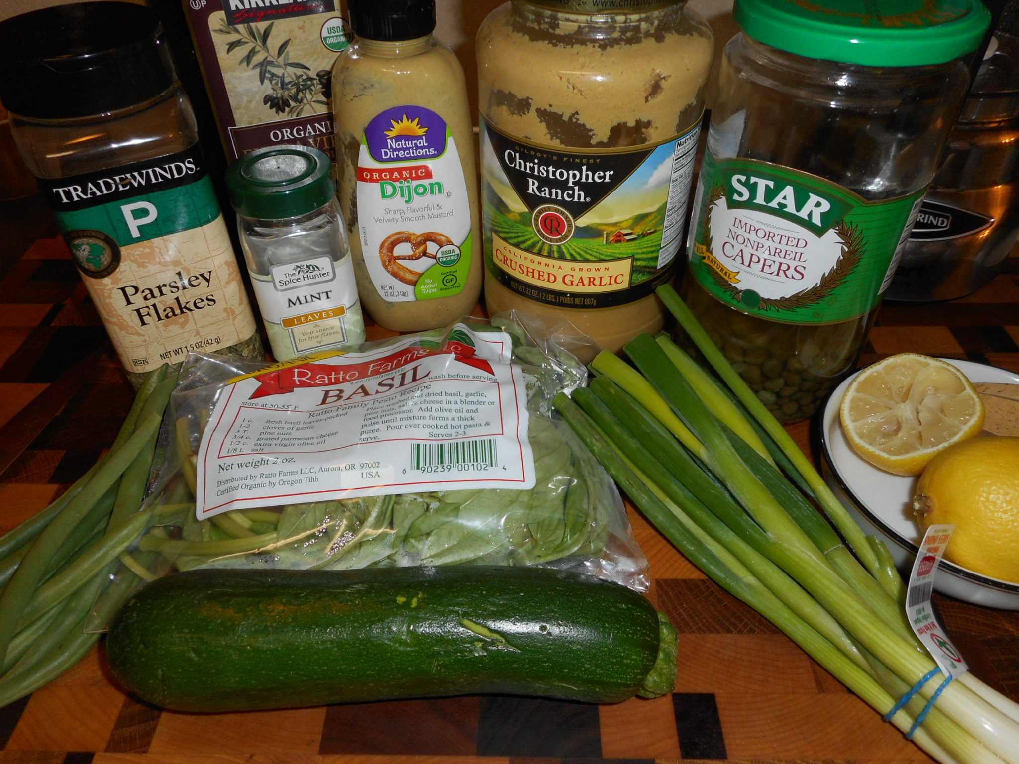 Low Carb Green Beans Zucchini Basil Verde Diabetic Chef's Recipes