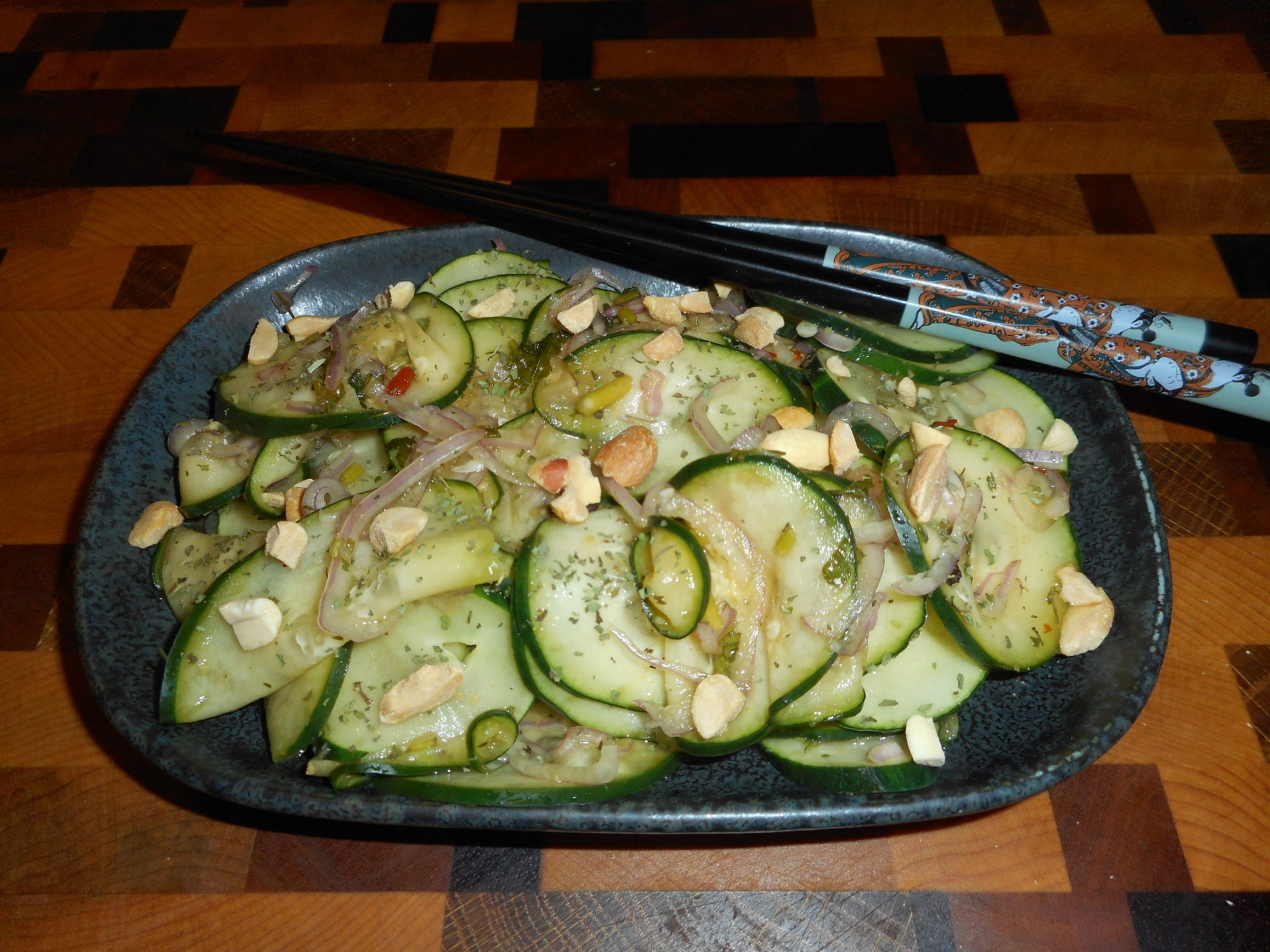 Low Carb Asian Cucumber Salad Keto Diabetic Chef's Recipes