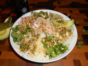 Low Carb Vietnamese Shrimp Bowl