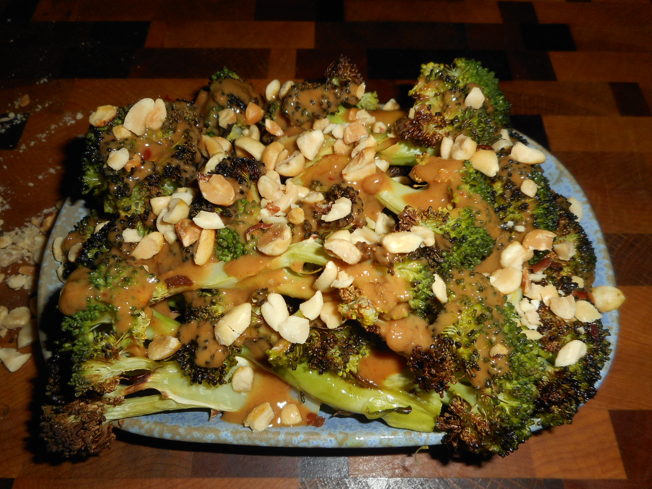 Low Carb Broccoli & Thai Peanut Sauce Diabetic Chef's Recipes