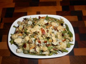 Low Carb Warm Green Beans With Blue Cheese