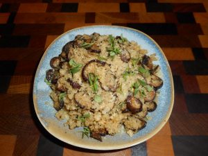 Keto Cauliflower Mushroom Quinoa