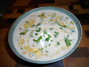 Keto Creamy Garlic Soup